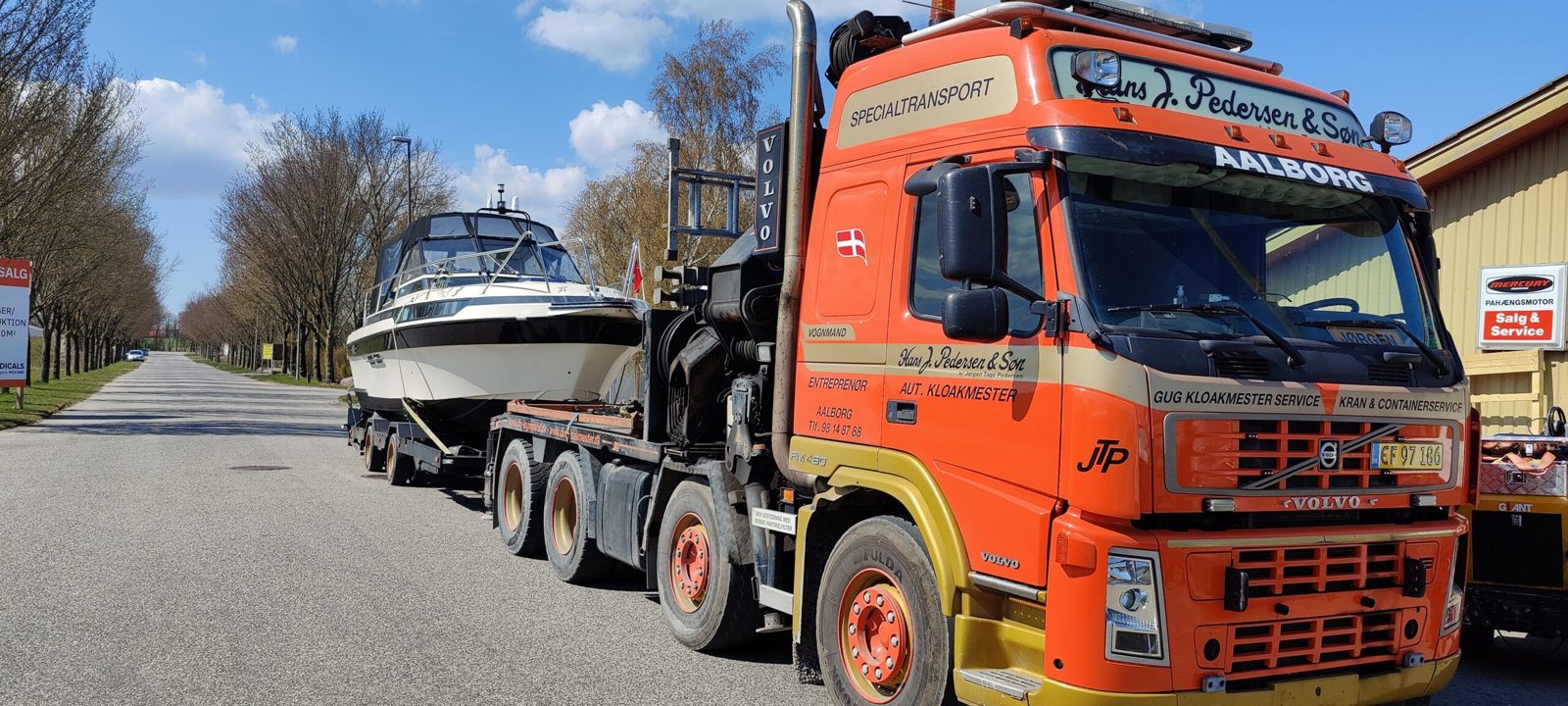 Specialtransport med kran